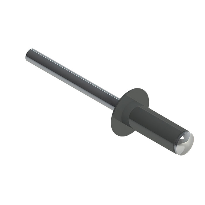 Заклёпка вытяжная Daxmer 4,8х12 RAL 7005 (500шт) нерж/нерж